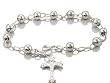 Sterling Silver 5MM Rosary Bracelet