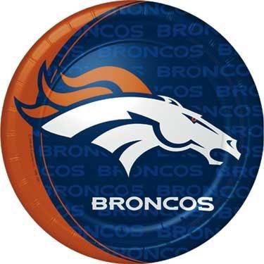 Denver Broncos Lunch Plates 8ct