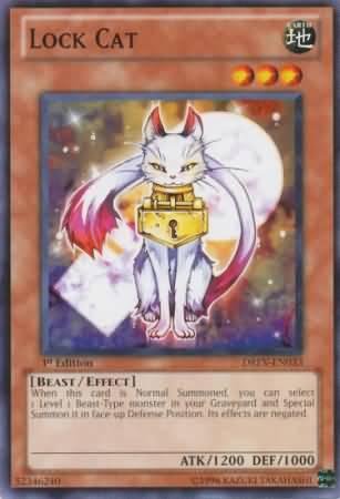 Yu-Gi-Oh! - Lock Cat (DREV-EN033) - Duelist Revolution - 1st Edition - Common