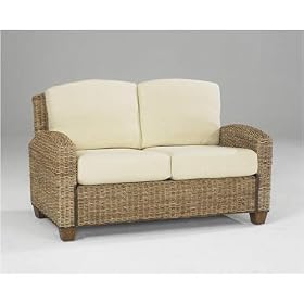 Cabana Banana Loveseat - Honey by Home Styles