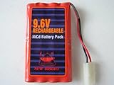 New Bright 9.6V Rechargeable 600 MAh NiCd Toy Battery Pack. Use with New Bright 9.6 volt Powered Vehicles. Battery packs may have shelfwear from bulk storage. New Bright 9.6V Rechargeable 600 MAh NiCd Toy Battery Pack. Use with New Bright 9.6 volt Powered Vehicles. Battery packs may have shelfwear from bulk storage.