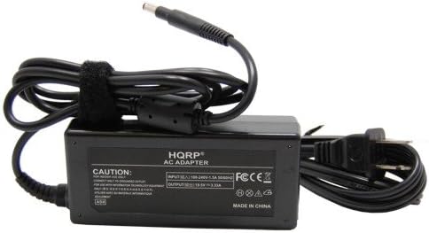 HQRP 65W AC Adapter for HP Pavilion Sleekbook 14-b162la 14-b162TX 14-b163TX 14-b164la 14-b164TU 14-b165la Notebook PC Laptop Charger Power Supply Cord + Coaster