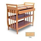 Angel Line Flat Slat Sleigh Changer w Drawer by ANGEL LINE