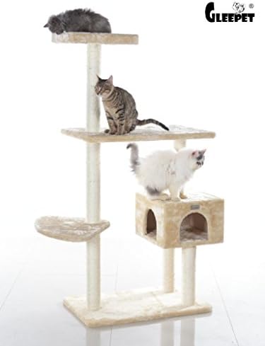 Luxury Faux Fur Innovative Cat Tree