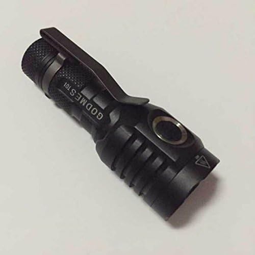 GODMES T01 CREE XPL-HI 500LM Mini EDC LED Flashlight AA, Black
