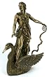 APOLLO ON SWAN Greek Roman Mythology Statue Real Bronze Powder Cast Sculpture, 11-inch