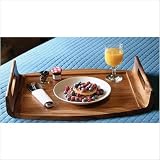 Lipper International 1164 Acacia Collection Oversized Reversible Wood Serving Tray Lipper International 1164 Acacia Collection Oversized Reversible Wood Serving Tray