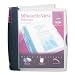 Silhouette Poly View Binder with Inside Pocket, 1 Capacity, Dark Blue