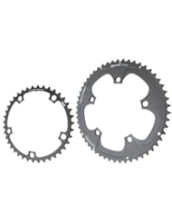 Sports: Praxis Works Clover Road 10sp ring set, 130BCD 39/53T- black - Praxis Works