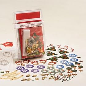 Do It Yourself Christmas Card Kit - Red & Green (20 Count)