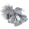 100 Arch Crown String Tags Jewelry Price Display Silver