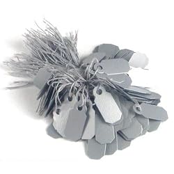 100 Arch Crown String Tags Jewelry Price Display Silver