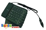 Review Bagnow Electronics BN-KB-Black / Keyboard - USB or PS/2 Portable and Storable Silicone Flexible Mini Keyboard (Blue) With 1GB Flashdrive