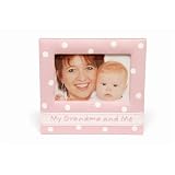 Grandma and Me Photo Frame by Mud Pie - Pink by Mud Pie