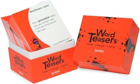 Word Teasers Junior & Small Fry Conversation Starter Card Game Set Ages 4+