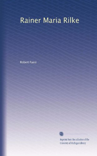 Rainer Maria Rilke (German Edition)