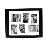 Dark Walnut Curved Collage Frame- Black