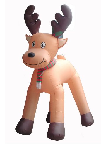 JUMBO 15 Foot Animated Christmas Inflatable Reindeer Outdoor Decoration On Sale