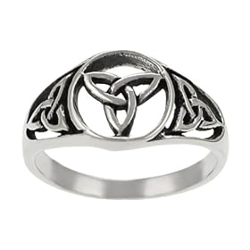 Sterling Silver Celtic Trinity Knot Ring