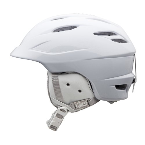 Giro Women's Sheer Snow Helmet (White Pearl Monolithe, Medium) On Sale