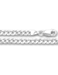 14K White Gold Comfort Curb Chain (Width 2.7mm)