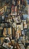 9 1/2 X 16 inch Picasso The Aficionado Canvas Art Reproduction