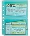 Martha Stewart Home OfficeTM with AveryTM Secure-TopTM Sheet Protectors, 2 Pockets, Teal, 5-1/2
