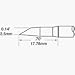 SCP Series Ceramic Drag Hoof Tip Cartridge 3.50mm for MFR-HSR Iron