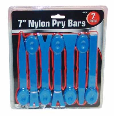 IIT 50010 7-Piece 7-Inch Nylon Pry Bar Set