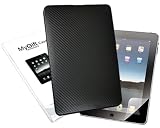 MyGift Black Carbon Leather Texture Snap On Cover Case + LCD Screen Protector Guard for Apple iPad 16GB 32GB 64GB Wi Fi / 3G 41PlJ13tF8L. SL160 MyGift Black Carbon Leather Texture Snap On Cover Case + LCD Screen Protector Guard for Apple iPad 16GB 32GB 64GB Wi Fi / 3G