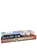 Sargent Art 66-5521 6-Jar Fluorescent Acrylic Set