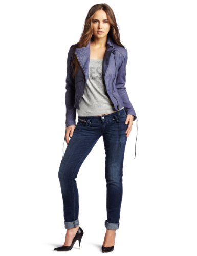 Diesel Women's L-Sienna-A Leather Jacket product image