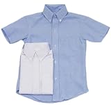 Boys' Short Sleeve Button-Down Oxford Shirt (6115YT M06)