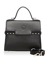 SEGOLENE Bolso asa de mano En Cuir (Negro)