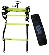 World Sport 15 Foot Flat Rung Agility Ladder with Bag and Carrier