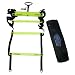 World Sport 15 Foot Flat Rung Agility Ladder with Bag and Carrier