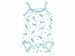 Under The Nile Organic Beachbody, Seahorse Print, Newborn-3 Months
