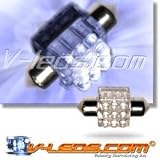 HID WHITE 9 LED DOME LIGHT 3022 3021 DE3175 6428 6430