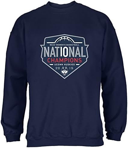 Uconn Huskies 2015 NCAA Champions - Navy Adult Sweatshirt - Medium