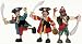 Pirate Legends: Captain Kidd's Revenge figure 3-pack