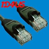 Cables To Go 27151 Cat6 550 MHz Snagless Patch Cable, Black (3 Feet)