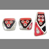 RAZO RP105RE JDM Red GT SPEC Manual Sport Pedal Covers