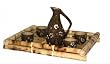 Pottery Sake Set Plum Blossom Ceramics Porcelain Dinnerware Gift Ideas