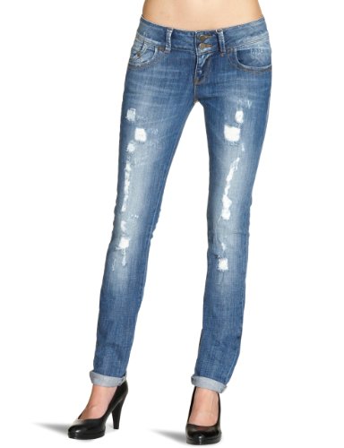 LTB Jeans Damen Jeanshose/ Lang  5065 / Molly R&ouml;hre, Gr. 29/30, Blau (Flora Wash 1749) Preisvergleich