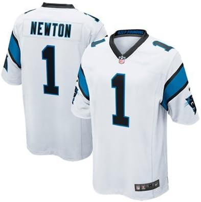 1 Cam Newton Jersey Mens American Football Jerseys White Size L(44)