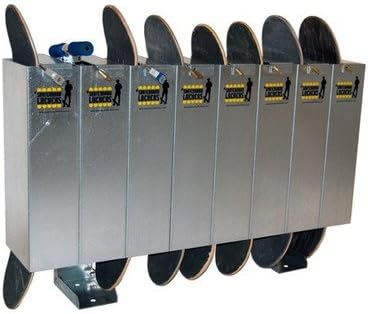 1 Tier 8 Wide Skateboard Locker