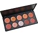 IQ Natural 10 color lip palette Apricot Cocoa Mulberry Vixon
