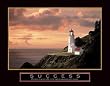 Success - Lighthouse, Motivational Poster
