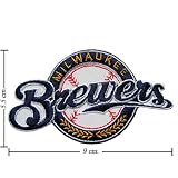 3pcs Milwaukee Brewers Logo Emrbroidered Iron on Patches Kid Biker Band Appliques for Jeans Pants Apparel Great Gift for Dad Mom Man Women Free Shipping From Thailand - High Quality Embroidery Cloth & 100% Customer Satisfaction Guarantee