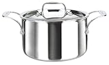 Cool Clad Tri-Ply Stainless Steel 7.5 Quart Casserole with Lid Cool Clad Tri-Ply Stainless Steel 7.5 Quart Casserole with Lid